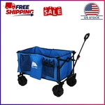 Ozark Trail All-terrain Big Bucket Cart Wagon, Blue. Fixed Price $79.62.