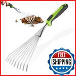 Workpro 16" Rake Heavy Duty Stainless Steel Soft Handle Gardeni. Fixed Price $21.77.