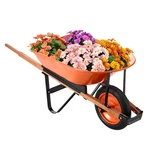 Vevor Wheelbarrow Cart One Garden Dump 330 Lbs Yard Utility. Fixed Price $139.99.