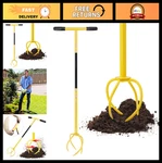 Altdorff Manual Twist Garden Tiller Steel Cultivator Ergonomic Handle. Fixed Price $47.99.