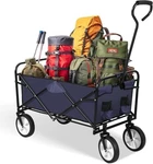 Yssoa Rolling Collapsible Garden Cart Camping WAGON,360 Degree - New. Fixed Price $89.99.