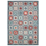 Liora Manne Portofino 3 X 5 Nautical Indoor/outdoor Geometric Area Rug. Fixed Price $59.99.