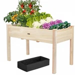 Zsywodfo 48X24X30IN Raised Garden Bed,wooden Beds Outdoor,elevated. Fixed Price $77.66.