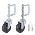 Gate Caster Wheel 4 Heavy Duty With Spring Loaded,unive. Fixed Price $34.22.