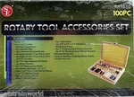 Hobbyist Rotary Tool Accessories Set 100 Pc. (RA9110). Fixed Price $15.95.