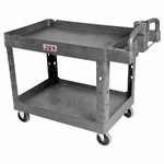 Jet 141016 Utility Service Cart 2-SHELF Raised Handle 500 Lb Capacity. Fixed Price $312.56.