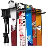Garage Storage Organization System Wall Rack 10 Pairs Of Skis Mount Hanger. Fixed Price $57.76.