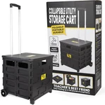 Dbest Products Quik Cart Wheeled Rolling Crate Teacher Utility With Seat Hea. Fixed Price $104.05.