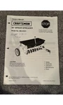 Craftsman 32 Spiker Spreader 486.24331 Manual Assembly 2011 Sears. Fixed Price $12.59.