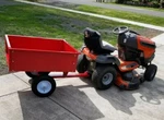 600LB Cap Steel Dump Cart Garden Yard Lawn Mower Tractor Atv Trailer 10 Cu. Ft.. Fixed Price $194.99.