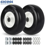 Gicool 2-PACK 9X3.50-4 Flat Free Tire And Wheel For Zero Turn Lawn Mowers. Fixed Price $49.99.