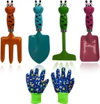Kids Gardening Tools Gloves Set: 4 Cute Shovel Spade For Work With 1. Fixed Price $28.15.