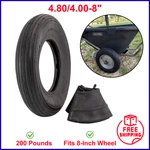 Marathon 4.80/4.00-8" Ribbed Tread Replacement Pneumatic Tire & Inner Tube Set. Fixed Price $30.76.