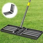 Lawn Leveling Rake 30X10 Inch, 6.2FT Leveler Tool Stainless Steel Adjust.... Fixed Price $89.28.