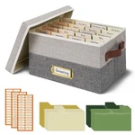 Vienrose Greeting Card Organizer Box, 20 Dividers, 84 Labels, Photos, Crafts. Fixed Price $29.89.