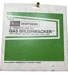 Sears Craftsman Weed Cutter Blade For Gas Brushwacker #85733. Fixed Price $18.95.