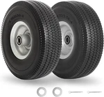 Cmt 4.10/3.50-4" Flat Free Tire And Wheel, 10" Solid With 5/8" Axle Bore Ho. Fixed Price $37.95.