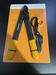 New Fiskars Lopper & Garden Shear Tree Branch Twig Pruner Scissors Set. Fixed Price $19.99.