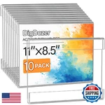 Digdozer 10PK 11X8.5 Horizontal Wall Mount Acrylic Sign Holders No Yellowing. Fixed Price $60.73.