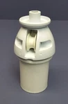 Fiberglass Flagpole Rotating Metal Truck Top 2-5/16" Bottom 1/2" Stem Reciever. Fixed Price $33.45.