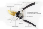 Q-yard Heavy Duty Titanium Classic Style Bypass Pruning Shears. Fixed Price $12.99.