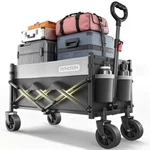 Syncfun Collapsible Wagon Cart Foldable 300LBS, Portable Rolling Shopping Car.... Fixed Price $57.69.