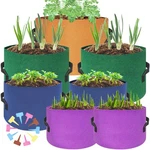 Haowin 400G Thickest 7-PACK Colorful Plant Grow Bags, Fabric Pots 10 Gallon 7.... Fixed Price $29.72.