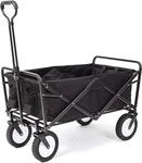 Macsports Collapsible Folding Outdoor Utility Wagon, Black. Fixed Price $136.33.