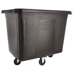 Rubbermaid Commercial FG461600BLA Cube Truck, 5/8 Cu. Yd., 500 Lb. Cap, Black. Fixed Price $717.99.