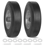 10" X 2.5" Flat Free Solid Rubber Tires Inch Hand Truck Wheels Repla.... Fixed Price $38.44.