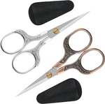 Small Sharp Scissors-glexal 5 Inch Precision SCISSORS-2 Pack,razor Blade. Fixed Price $18.99.