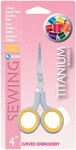 Acme 13865 Titanium Curved Embroidery Scissors 4"-. Fixed Price $14.41.