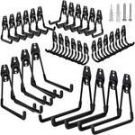 32 Pack Steel Garage Hooks Heavy Duty, Utility Wall Mount With Anti-slip Co. Fixed Price $63.99.
