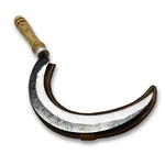 Large Sickle. Razor Sharp Blade. Garden Boline. Forged Harvesting. Fixed Price $69.75.