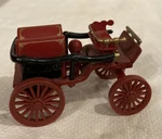 Hf 436 1906 Horse Drawn Pumper Cart Wagon High Speed Red Black Collectible Toy. Fixed Price $13.00.
