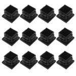 Bonsicoky 12 Pack Square Plastic Plugs, Black Length: 3/4", Pcs. Fixed Price $8.91.