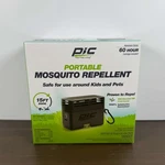 Pic Portable Mosquito Repellent 15FT Zone Rechargeable 60HR Cartridge Outdoor. Fixed Price $12.97.