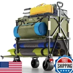Overmont 400L Double Decker Wagon Heavy Duty 450LBS Capacity Collapsible. Fixed Price $175.97.
