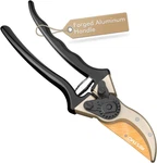 8.6" Professional Pruning Shears, Premium Titanium SKS5 Steel Blade For Long-las. Fixed Price $25.99.