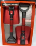 Birdrock Home Emergency Red Utility Shovel 2 Pack For Snow Sand Soil New. Fixed Price $29.99.