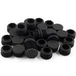 30 Pcs 1-1/4"ROUND Plastic Plugs Insert Black End Caps Tubing For. Fixed Price $12.11.