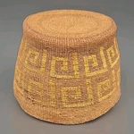 19C Tlingit Spruceroot & Bear Grass Berry Basket 9.5" X 5.5". Fixed Price $240.00.