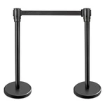 54590 Stanchions, 36-INCH Height, 6.5-FOOT Retractable Belt, Set Of 2, Black. Fixed Price $158.99.