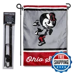 Wincraft Ohio State Buckeyes Vintage Retro Throwback Garden Flag Stand Holder. Fixed Price $51.13.