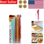 Joie Spreaders Set 4PC Reusable Plastic Knives Butter Jelly Cream Cheese Kitc.... Fixed Price $17.84.