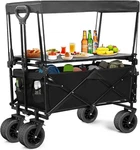 Collapsible Wagon With Table And Canopy, Large. Fixed Price $230.14.