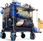 Vic 680LBS Super Cart & Table 1=5 Set, 480L Mega Capacity 54" Extra Long H. Fixed Price $228.48.