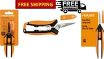 Fiskars Micro-tip Pruning Snips 6" Garden Shears With Stainless Steel Blades. Fixed Price $20.67.