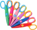 Mr. Pen Craft Scissors - Decorative Edge, 6 Pack, Zig Zag, Bright. Fixed Price $15.10.