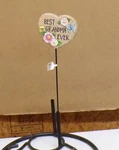 Grandma Plant Pick 16"X4"X.25" New Evergreen Flag & Garden. Fixed Price $12.99.